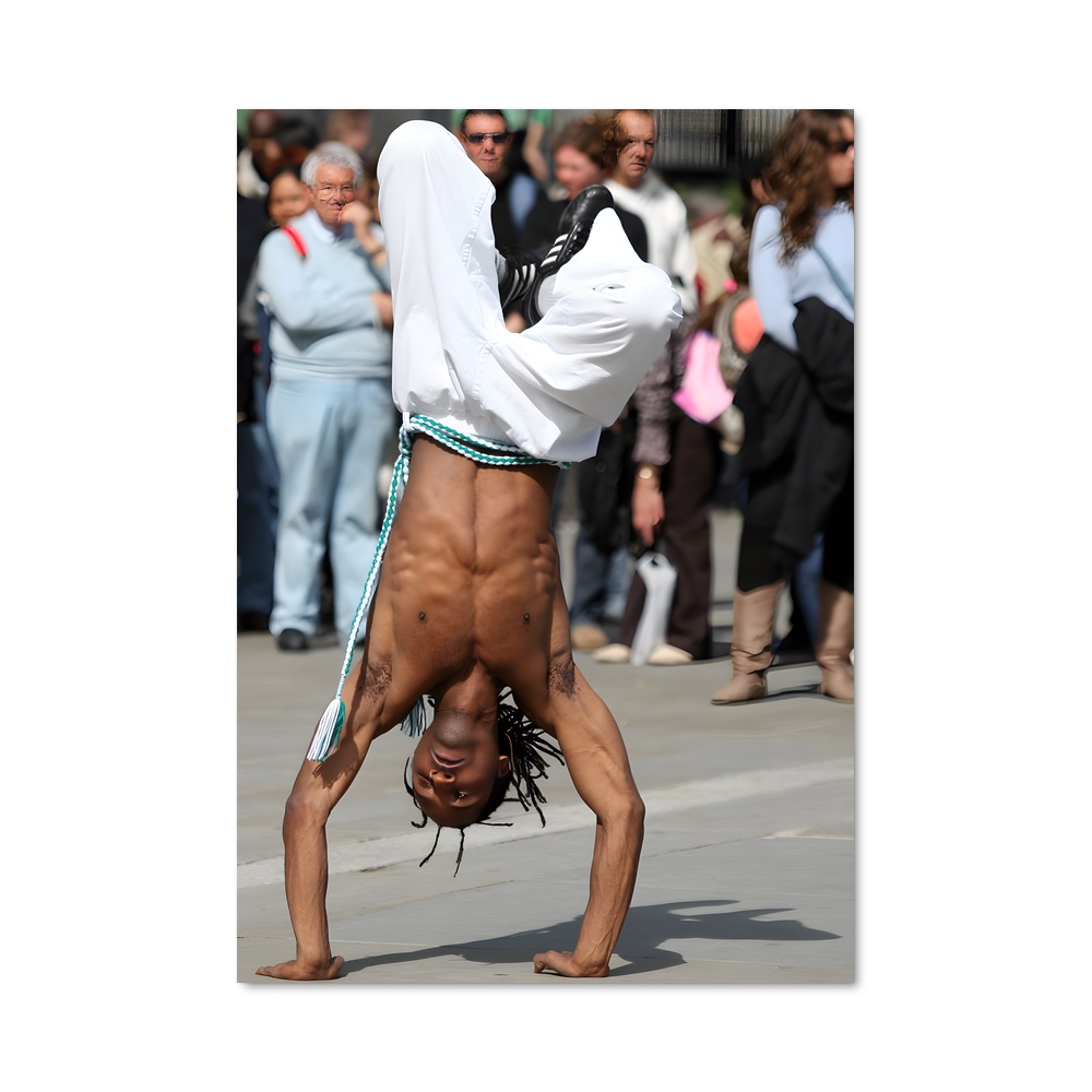 Poster Capoeira Street Acrobat